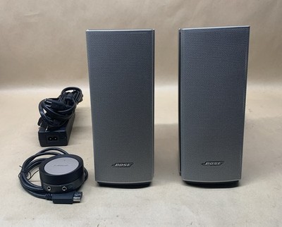 Bose Companion 20 Silver Multimedia Speaker System  Wired Connectivity TESTED