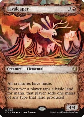 ~ Lavaleaper (Showcase) ~ NM ~ Lorwyn Eclipsed ~ MTG ~