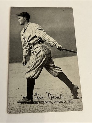 1922 Exhibit Arcade Baseball Card George  Geo  Maisel Chicago Cubs EX