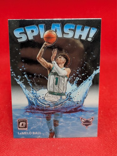 LaMelo Ball #1 2022 Panini Donruss Optic Splash card