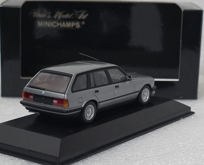 BMW 3-series Break 320i Touring (E30) 1989 Silver 1:43 Minichamps