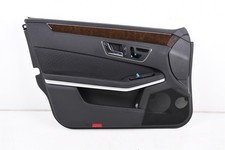 Mercedes Benz E-Klasse W212 T&uuml;rverkleidung Abdeckung vorn links Leder Holz