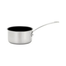 STELLAR ECLIPSE STAINLESS STEEL MATT FINISH 14CM NON STICK MILK PAN 1 LITRE