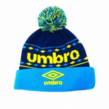 UMBRO Multicolor Knit Beanie Hat 22.8in 58cm Acrylic, Men's, AB Condition