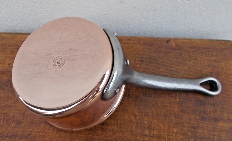 Casserole BOURGEAT FRANCE cuivre inox d 12 cm comme neuve TBE - Photo 4/4
