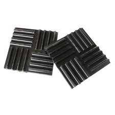 2Pcs Rubber Anti Vibration Pads Support Feet Mats Air Conditioner Square Shock