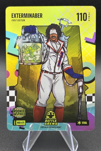 Bo Jackson Battle Arena Update- EXTERMINABER Malik Nabers 80s RAD Steel #RAD-475