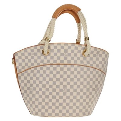 靴/バッグ Louis Vuitton Damier LOUIS VUITTON Neonoe Braided Handle Damier Azur Crossbody Bag White