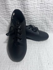 Revolution Dancewear Classic Black Tap Shoes - Size 1.5A - Style 521