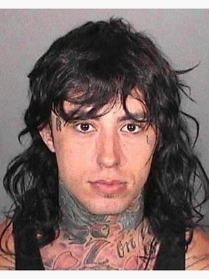Falling in Reverse Ronnie Radke Mugshot Throw Blanket
