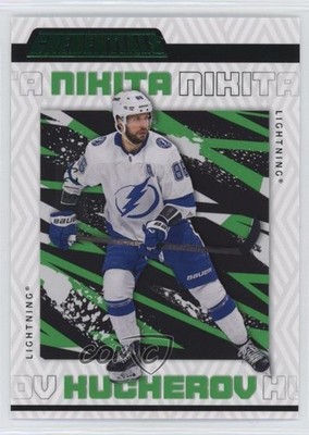 2023-24 Upper Deck Credentials Green 13/25 Nikita Kucherov #83 00em