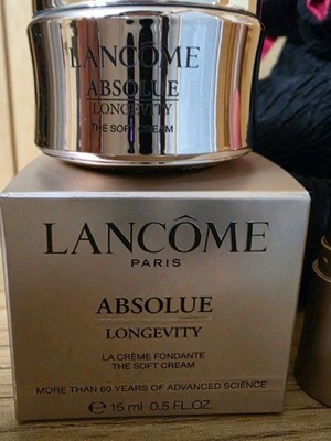 LANCOME ABSOLUE 6個セット Lancome 6 pc Skincare Makeup Gift Set Pouch, Absolute elixir