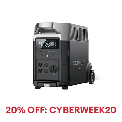 EcoFlow DELTA Pro 3600Wh Power Station Generator for Home Back-up Solution