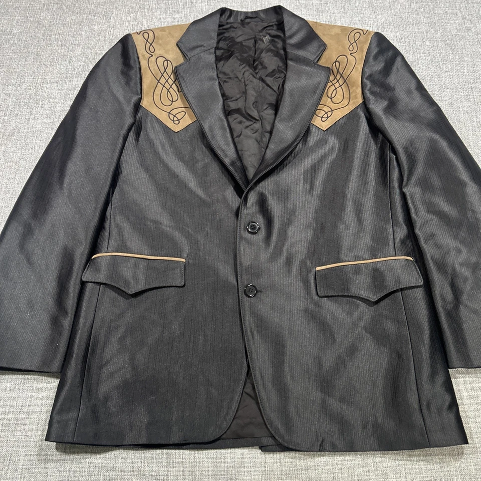 Blazer Vintage Circle S Dallas Texas Western Rockabilly Para Hombre 40R Bordado Foto 2 de 4