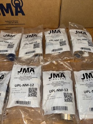 (5 Pc) JMA UPL-NM-12   Male Straight Connector for 1/2'' Annular Plenum Cable