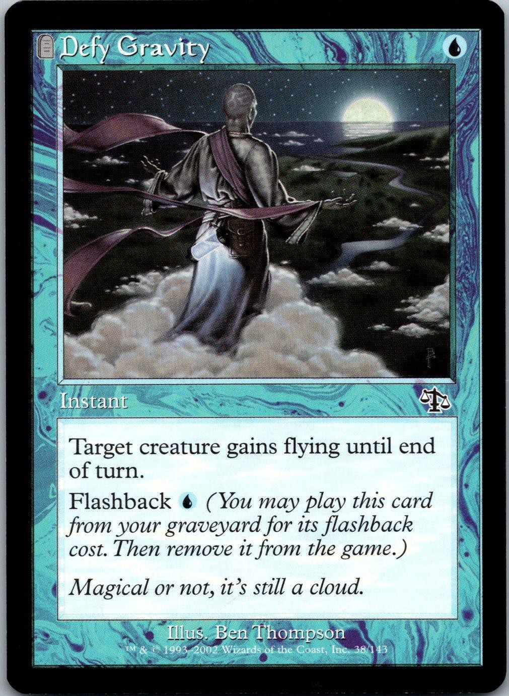 Defy Gravity 38 Common Judgment Magic: The Gathering Lightly Played