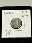 1900 -S  “BARBER”  DIME -SILVER 90% IN HOLDER