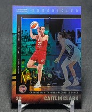 Silver Holo Foil 2025 Panini Caitlin Clark Chronicled WNBA Card #6 Indiana Fever