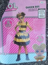 Disfraz Halloween Niñas Talla X-Pequeño (3-4T) LOL Sorpresa Reina Abeja Completo Nuevo