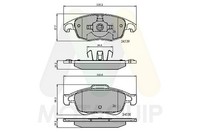 Motaquip Bremsbelagsatz Scheibenbremse LVXL1372 FüR Peugeot Partner Tepee 5008 2