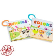 B.toys Bath Book 2 Pack Soft Waterproof Colors Numbers