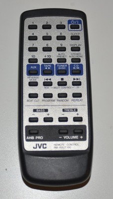 vintage JVC RM-RXUT100 remote control for micro stereo system UX-T100TN
