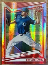 2022 Panini Elite Extra Edition - Brycen Mautz #59 Red Status /299 (RC)