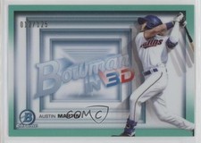 2022 Bowman Bowman in 3-D! Aqua Refractor 12/125 Austin Martin #B3D-17 y0i