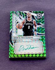 2023-24 Spectra Aspiring Autographs Dariq Whitehead #AA-DQW Green Prizm /50