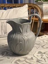 Ridgway Potteries Relief Moulded Salt Glaze Jug - Bullrushes pattern