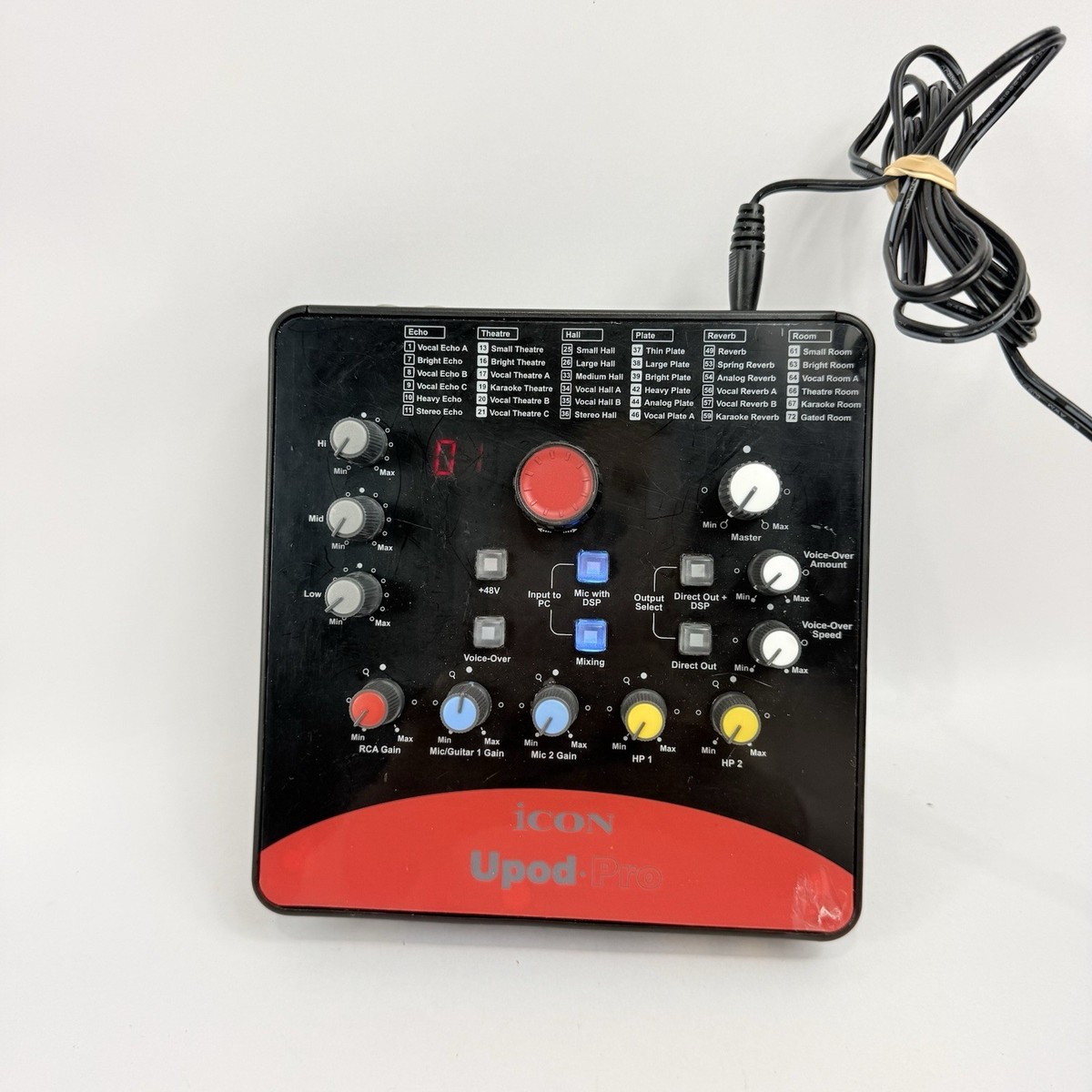 ICON UPOD PRO USB Sound Card Audio Interface w 72 DSP Effects for