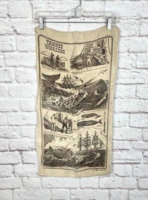 Yankee Whaling Vintage Linen Towel by Warren Boucher