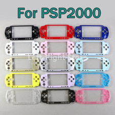 Front Faceplate Housing Shell for PSP 2000 Console Replacement w/ Logo