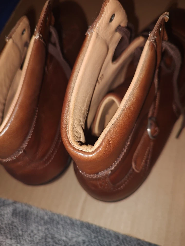 Botas Mezlan Pasquale Marrón Talla 11M Hechas a Mano España 17892 Foto 4 de 4