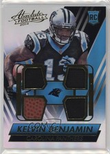 2014 Panini Absolute Rookie Jersey Ball Glove 92/99 Kelvin Benjamin #KB 1u6