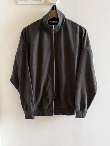 Auralee Super High Gauge Sweat Zip Blouson Size 1 Dark Brown video thumbnail