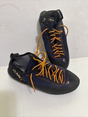 Climb X X-Factor Climbing Shoes Men s US Size 10.5/UK 9.5 EU 44 Navy With Black