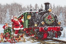 Cross Stitch Kit Luca-S - Santa s Express, B2397