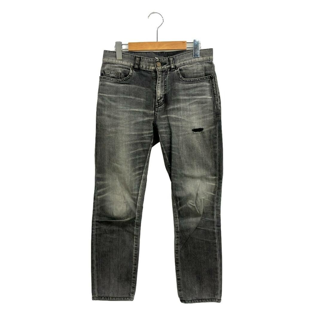 Saint Laurent Paris Pantaloni Skinny Denim Uomo 28 Dettagli Danni ・Corpo Anteriore: 20a