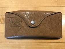 VTG Ray-Ban Bausch  Lomb Leather Sunglasses Semi-Hard Case Brown Case Only 