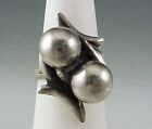 Design Ring Size 7 Vintage Sterling Silver Modernistic Scandinavian