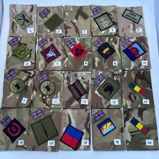 X2 MTP Army Issued Blank Blanking Patches UBACS/PCS Regiment EngineerPatches