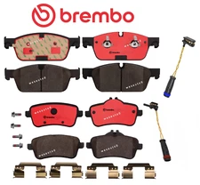 Front & Rear Brake Pad OE Brembo Ceramic +Sensor for Mercedes GL550 ML550
