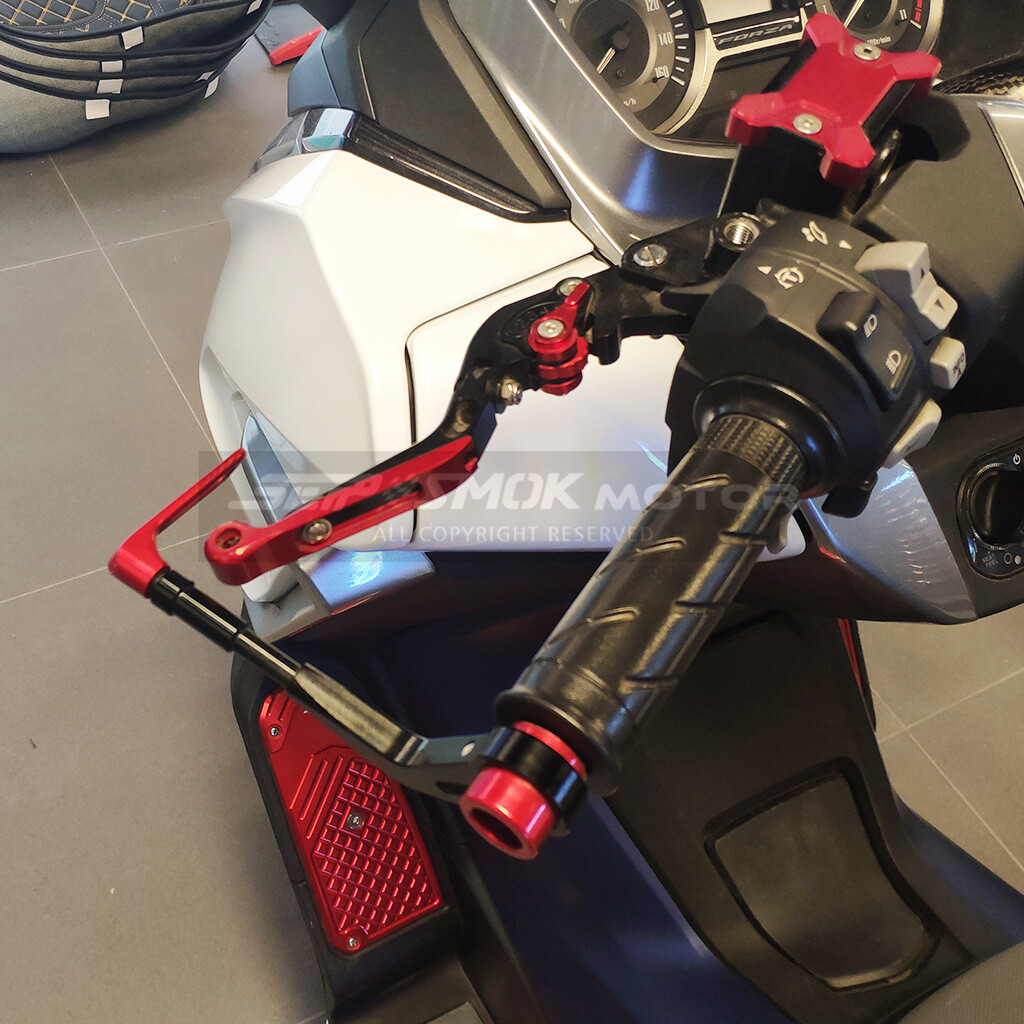 Universal Fit For motor BarEnd BrakeClutch Lever Guard Protector Adjustable Gold