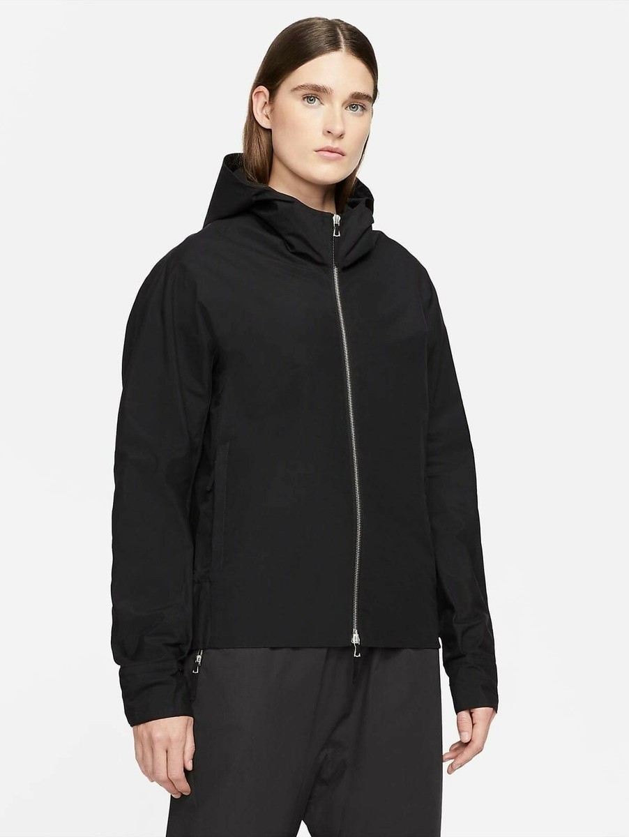 Nike Women's Esc Hooded Midweight Jacket Black DO1075 145 Size XS