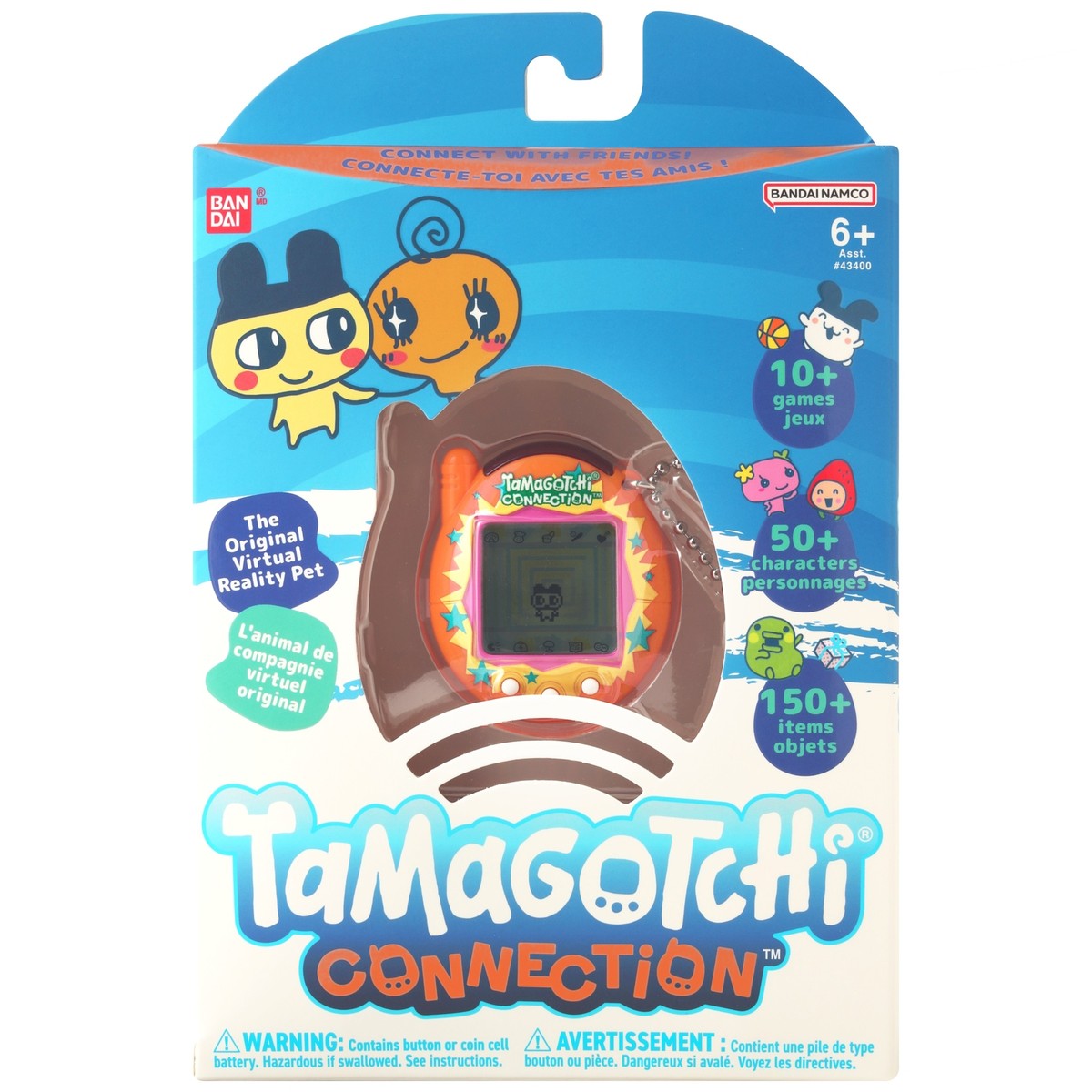 Tamagotchi Connection Orange Burst Virtual Pet | eBay