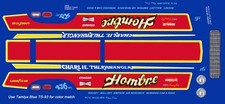 Charlie Therwhanger HOMBRE Vega 1/64th HO Scale Slot Car Decals