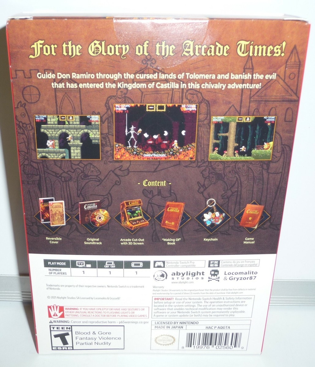 CURSED CASTILLA EX - COLLECTOR'S EDITION NINTENDO SWITCH NEW