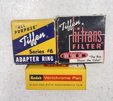 Tiffen Series 6 Adapter Ring With Hi Trams Filter And Kodak Vp620 Film