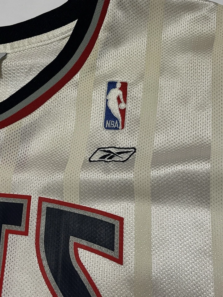 Camiseta New Jersey Nets #5 JASON KIDD blanca local de Reebok talla: 2XL para hombre Foto 3 de 4